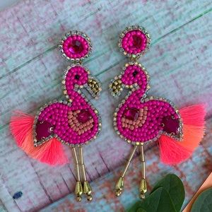 Hand Made Beautiful Flamingo Earing | So Cool